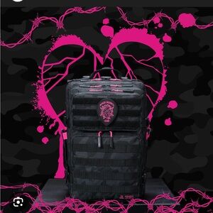 WOLFpak Black and Pink Tactical Backpack